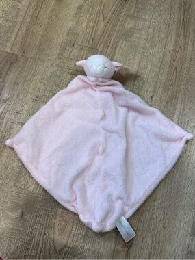 Angel Dear Pink Plush Lovey Blanket